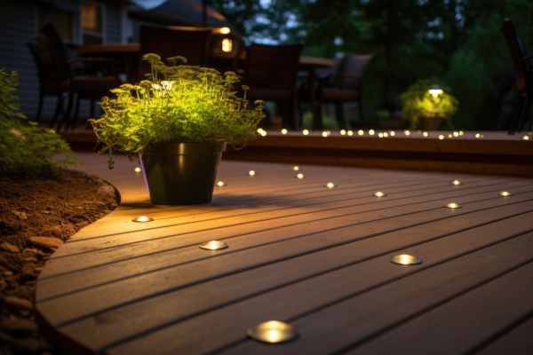 Ground Level Deck Construction in Arlington Heights
